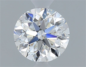 Picture of Natural Diamond 0.70 Carats, Round with Very Good Cut, F Color, VVS1 Clarity and Certified by GIA