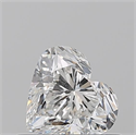 Natural Diamond 0.50 Carats, Heart with  Cut, G Color, VS2 Clarity and Certified by GIA