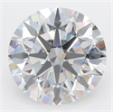 Lab Grown Diamond 7.50 Carats, Round with Excellent Cut, E Color, VVS2 Clarity and Certified by GIA