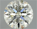 Natural Diamond 0.70 Carats, Round with Excellent Cut, K Color, SI1 Clarity and Certified by GIA