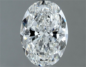 Picture of Natural Diamond 0.80 Carats, Oval with  Cut, F Color, VS1 Clarity and Certified by GIA