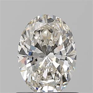 Picture of Natural Diamond 0.90 Carats, Oval with  Cut, I Color, VVS1 Clarity and Certified by GIA