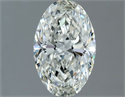 Diamante Natural 0.70 quilates, Ovalado , Color H, claridad IF y certificado IGI