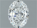 Natural Diamond 1.20 Carats, Oval with  Cut, E Color, SI2 Clarity and Certified by IGI