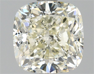 Foto Diamante Natural 1.70 quilates, Del cojín , Color N, claridad SI1 y certificado GIA de