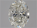 Natural Diamond 1.02 Carats, Oval with  Cut, I Color, IF Clarity and Certified by GIA