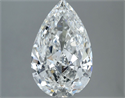 Natural Diamond 1.86 Carats, Pear with  Cut, G Color, SI1 Clarity and Certified by GIA