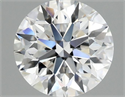 Lab Grown Diamond 2.02 Carats, Round with Excellent Cut, D Color, VS2 Clarity and Certified by IGI
