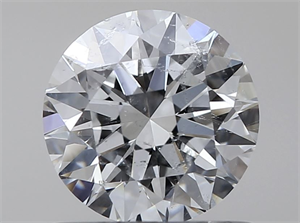 Foto Diamante Natural 0.70 quilates, Redondo , Color E, claridad SI2 y certificado HRD de