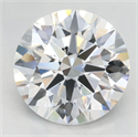Del inventario de diamantes de laboratorio, 2.61 quilates, Redondo , Color D, claridad VVS1 y certificado GIA