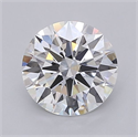 Del inventario de diamantes de laboratorio, 1.55 quilates, Redondo , Color E, claridad VVS2 y certificado IGI