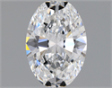 Natural Diamond 0.60 Carats, Oval with  Cut, E Color, VS1 Clarity and Certified by GIA