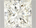 Diamante Natural 3.02 quilates, Princesa , Color J, claridad VVS2 y certificado IGI