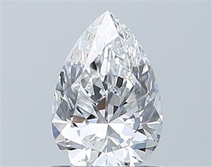 Picture of Natural Diamond 0.70 Carats, Pear with  Cut, E Color, VS2 Clarity and Certified by GIA