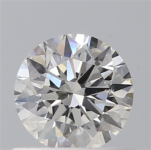 Foto Diamante Natural 0.55 quilates, Redondo , Color H, claridad SI1 y certificado GIA de