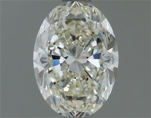 Picture of Natural Diamond 0.91 Carats, Oval with  Cut, I Color, IF Clarity and Certified by IGI