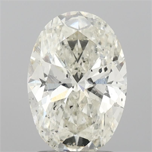 Picture of Natural Diamond 2.02 Carats, Oval with  Cut, K Color, SI2 Clarity and Certified by GIA