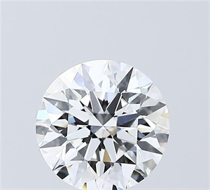 Picture of Lab Grown Diamond 2.00 Carats, Round with Excellent Cut, D Color, VVS2 Clarity and Certified by IGI