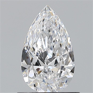 Picture of Natural Diamond 0.70 Carats, Pear with  Cut, D Color, VVS2 Clarity and Certified by GIA