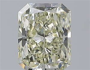 Picture of Natural Diamond 1.70 Carats, Radiant with  Cut, N Color, VVS2 Clarity and Certified by GIA