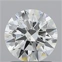 Natural Diamond 1.20 Carats, Round with Excellent Cut, F Color, SI2 Clarity and Certified by GIA