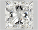 Diamante Natural 0.54 quilates, Princesa , Color F, claridad VVS1 y certificado GIA