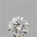 Natural Diamond 0.70 Carats, Round with Excellent Cut, F Color, SI1 Clarity and Certified by GIA