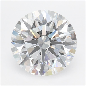 Picture of Lab Grown Diamond 2.03 Carats, Round with Ideal Cut, D Color, IF Clarity and Certified by IGI