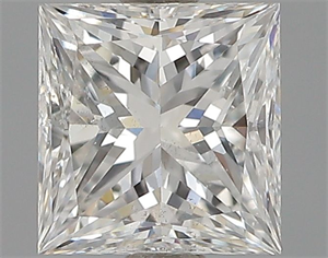 Foto Diamante Natural 0.53 quilates, Princesa , Color F, claridad SI1 y certificado GIA de