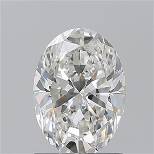 Picture of Natural Diamond 1.32 Carats, Oval with  Cut, H Color, VS2 Clarity and Certified by GIA
