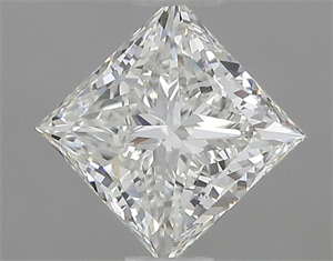 Picture of Natural Diamond 0.90 Carats, Princess with  Cut, H Color, VVS2 Clarity and Certified by IGI