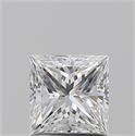 Natural Diamond 1.01 Carats, Princess with  Cut, F Color, VVS2 Clarity and Certified by GIA