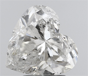 Picture of Natural Diamond 3.14 Carats, Heart with  Cut, H Color, I1 Clarity and Certified by IGI