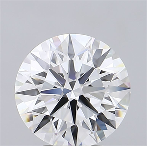 Picture of Lab Grown Diamond 5.07 Carats, Round with Ideal Cut, D Color, IF Clarity and Certified by IGI