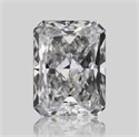 Natural Diamond 0.70 Carats, Radiant with  Cut, E Color, SI1 Clarity and Certified by GIA