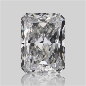 Picture of Natural Diamond 0.70 Carats, Radiant with  Cut, E Color, SI1 Clarity and Certified by GIA