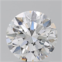Natural Diamond 1.70 Carats, Round with Excellent Cut, F Color, VS2 Clarity and Certified by GIA