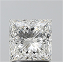 Natural Diamond 1.50 Carats, Princess with  Cut, G Color, VVS2 Clarity and Certified by GIA