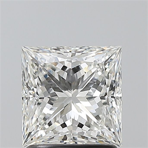 Picture of Natural Diamond 1.50 Carats, Princess with  Cut, G Color, VVS2 Clarity and Certified by GIA