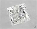 Diamante Natural 1.51 quilates, Princesa , Color F, claridad SI2 y certificado GIA
