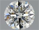 Natural Diamond 0.80 Carats, Round with Excellent Cut, J Color, SI1 Clarity and Certified by GIA