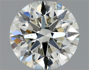 Picture of Natural Diamond 0.80 Carats, Round with Excellent Cut, J Color, SI1 Clarity and Certified by GIA