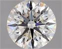 Natural Diamond 0.90 Carats, Round with Excellent Cut, I Color, VVS2 Clarity and Certified by GIA