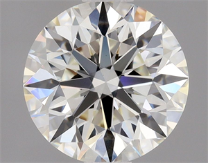 Picture of Natural Diamond 0.90 Carats, Round with Excellent Cut, I Color, VVS2 Clarity and Certified by GIA