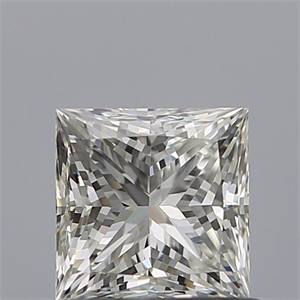 Picture of Natural Diamond 0.73 Carats, Princess with  Cut, H Color, VVS1 Clarity and Certified by IGI
