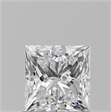 Natural Diamond 1.01 Carats, Princess with  Cut, E Color, VS1 Clarity and Certified by GIA