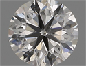 Natural Diamond 1.02 Carats, Round with Very Good Cut, F Color, SI1 Clarity and Certified by IGI