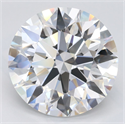 Lab Grown Diamond 4.45 Carats, Round with Excellent Cut, D Color, VVS1 Clarity and Certified by GIA