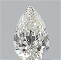Diamante Natural 0.71 quilates, De pera , Color I, claridad VVS2 y certificado GIA