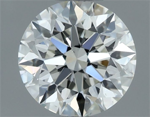 Picture of Natural Diamond 0.76 Carats, Round with Excellent Cut, H Color, VS1 Clarity and Certified by IGI